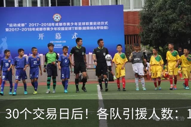 30个交易日后！各队引援人数：1队9人，4队5人，1队0人！